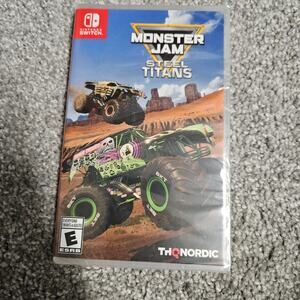 Monster Jam Steel Titans Nintendo Switch Grave Digger NEW
